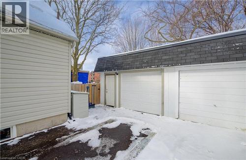 View of garage - 1170 Union Street, Kitchener, ON - Outdoor With Exterior