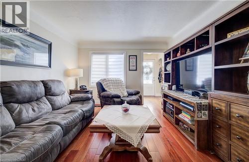 Living room featuring hardwood / wood-style floors - 1170 Union Street, Kitchener, ON - Indoor Photo Showing Living Room