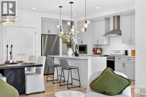 47 Walgrove Park Se, Calgary, AB - Indoor Photo Showing Kitchen With Stainless Steel Kitchen With Upgraded Kitchen