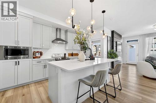 47 Walgrove Park Se, Calgary, AB - Indoor Photo Showing Kitchen With Upgraded Kitchen