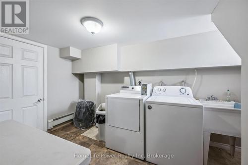 Basement Laundry - 319 Victoria Street S, Kitchener, ON - Indoor Photo Showing Laundry Room