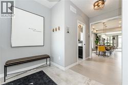 Hall with baseboards - 