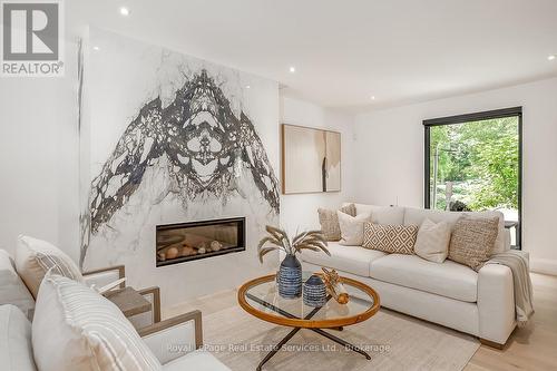 111 Judith Crescent, Hamilton (Ancaster), ON - Indoor Photo Showing Living Room With Fireplace