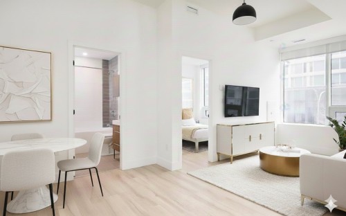 Salle à manger - 2309-1180 Rue De Bleury, Montréal (Ville-Marie), QC - Indoor