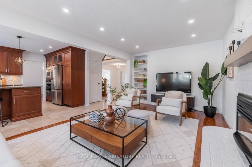 51 Tilman Circle, Markham, ON - Indoor Photo Showing Living Room With Fireplace