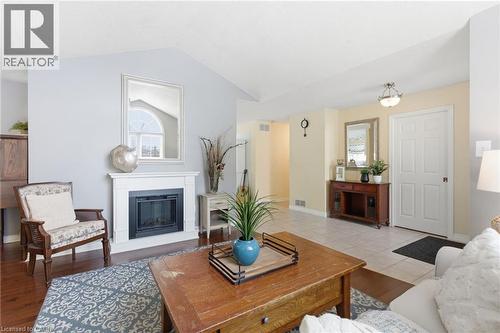 65 Thistlemoor Drive, Caledonia, ON - Indoor Photo Showing Living Room With Fireplace