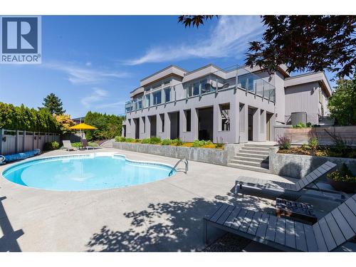 344 Raven Drive, Kelowna, BC - Outdoor With In Ground Pool With Deck Patio Veranda