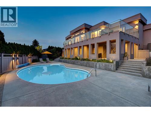 344 Raven Drive, Kelowna, BC - Outdoor With In Ground Pool With Deck Patio Veranda