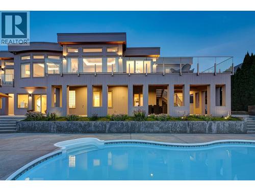 344 Raven Drive, Kelowna, BC - Outdoor With In Ground Pool With Deck Patio Veranda