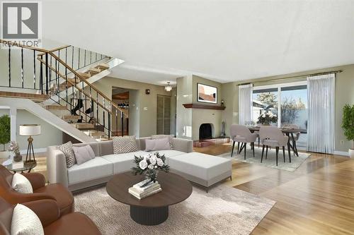 327 Willow Ridge Place Se, Calgary, AB - Indoor Photo Showing Living Room