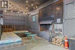 Outdoor entertainment area with smoker - 