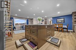 Kick drawers in base cabinets - 