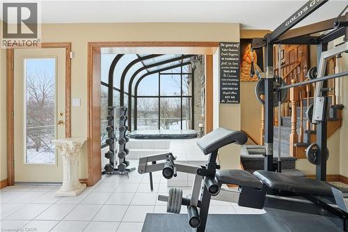 9 Lamb Court, Caledonia, ON - Indoor Photo Showing Gym Room