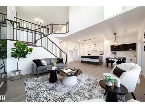 34 Sun Meadows Cl, Stony Plain, AB - Indoor Photo Showing Living Room