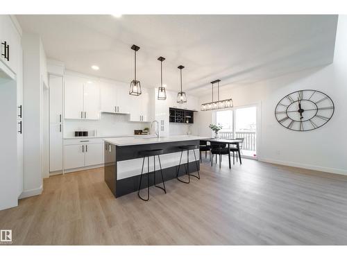 34 Sun Meadows Cl, Stony Plain, AB - Indoor Photo Showing Kitchen With Upgraded Kitchen