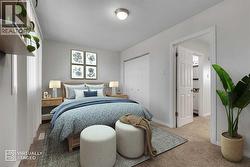 Virtually Staged Primary Bedroom - 