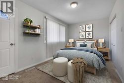 Virtually Staged Primary Bedroom - 