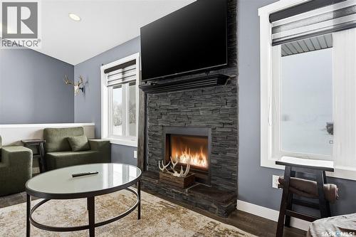 Lockert Acreage, Francis Rm No. 127, SK - Indoor Photo Showing Other Room With Fireplace
