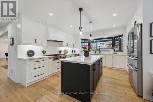 169 Oakes Drive, Mississauga, ON - Indoor Photo Showing Kitchen With Upgraded Kitchen