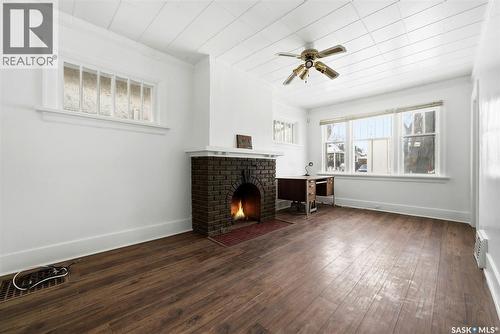 1421 Princess Street, Regina, SK - Indoor With Fireplace