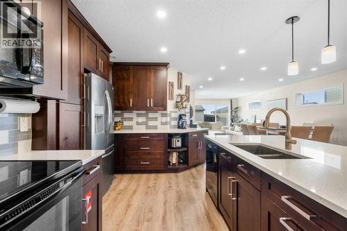 17 Cranford Place Se, Calgary, AB - Indoor Photo Showing Kitchen With Double Sink With Upgraded Kitchen