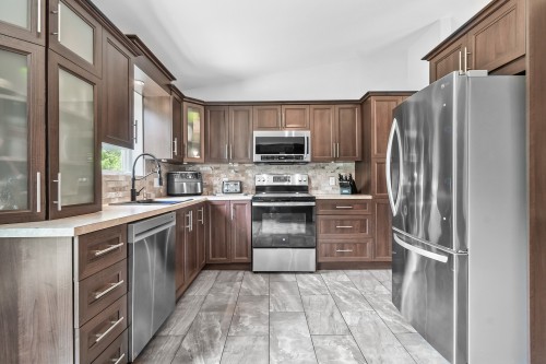 Cuisine - 300Z Route 335, Saint-Lin/Laurentides, QC - Indoor Photo Showing Kitchen With Upgraded Kitchen
