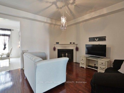 67 Breton Avenue, Mississauga, ON - Indoor Photo Showing Living Room With Fireplace