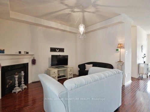 67 Breton Avenue, Mississauga, ON - Indoor Photo Showing Living Room With Fireplace