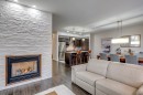 Salon - 310-1450 Av. De Rochechouart, Saint-Jérôme, QC  - Indoor Photo Showing Living Room With Fireplace 