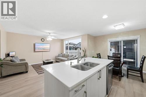 131 San Fernando Crescent Ne, Calgary, AB - Indoor Photo Showing Kitchen With Double Sink