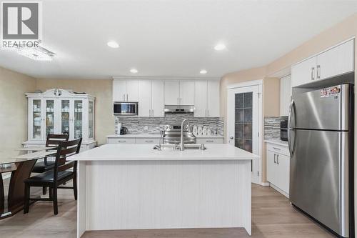 131 San Fernando Crescent Ne, Calgary, AB - Indoor Photo Showing Kitchen With Stainless Steel Kitchen With Upgraded Kitchen