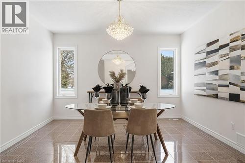 593 Rymal Road W, Hamilton, ON - Indoor Photo Showing Dining Room