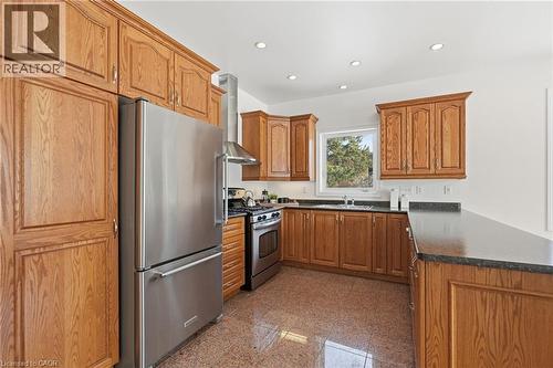 593 Rymal Road W, Hamilton, ON - Indoor Photo Showing Kitchen