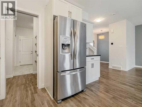 98 Moonlight Boulevard W, Lethbridge, AB - Indoor Photo Showing Kitchen With Stainless Steel Kitchen