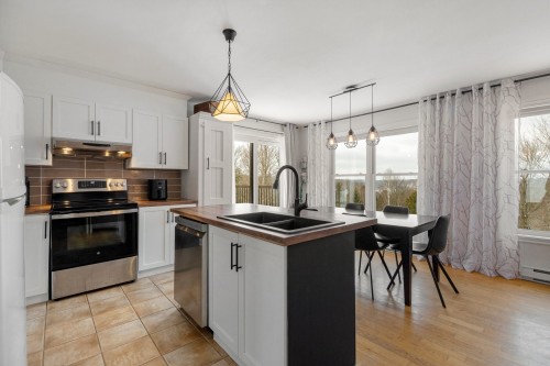 Cuisine - 19 Ch. De La Fleur-De-Lune, Saint-Sauveur, QC - Indoor Photo Showing Kitchen With Double Sink