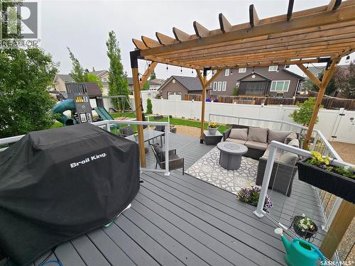 721 Barber Crescent, Weyburn, SK - Outdoor With Deck Patio Veranda With Exterior