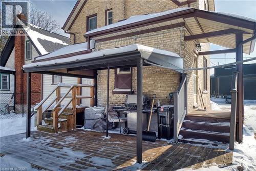 392 Breithaupt Street, Kitchener, ON - Outdoor With Deck Patio Veranda