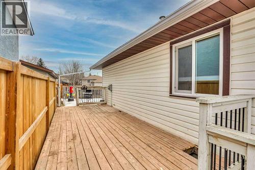 SIDE DECK - 23 Shawmeadows Place Sw, Calgary, AB - Outdoor With Deck Patio Veranda With Exterior