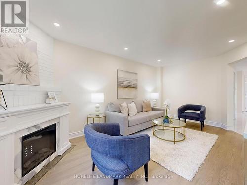 27 Penny Crescent, Markham, ON - Indoor Photo Showing Living Room With Fireplace