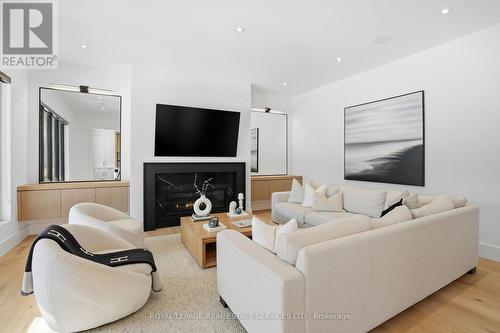 2054 Vickery Drive, Oakville, ON - Indoor Photo Showing Living Room With Fireplace