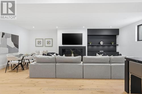 2054 Vickery Drive, Oakville, ON - Indoor Photo Showing Living Room With Fireplace