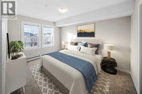 304, 2300 Evanston Square Nw, Calgary, AB - Indoor Photo Showing Bedroom