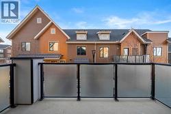 Large SW balcony with BBQ gas line and exterior hose bib - 