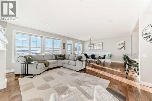 35 Mahogany Crescent Se, Calgary, AB - Indoor Photo Showing Living Room