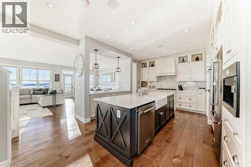 35 Mahogany Crescent Se, Calgary, AB - Indoor Photo Showing Kitchen With Upgraded Kitchen