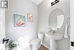 Main floor half bathroom - 