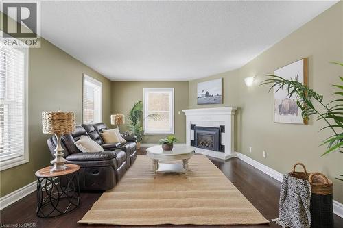 192 Concession 14 E, Puslinch, ON - Indoor Photo Showing Living Room With Fireplace