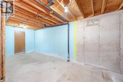 View of unfinished basement - 