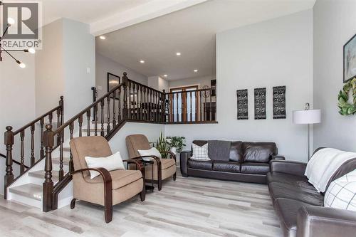 34 Bruns Bay, Lacombe, AB - Indoor Photo Showing Living Room