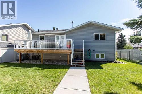 34 Bruns Bay, Lacombe, AB - Outdoor With Deck Patio Veranda